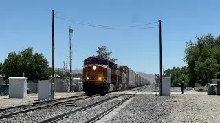 Bnsf autorack train 7/27/24 @ImpactTrainHorns