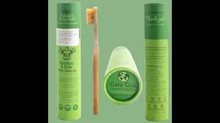 Gaia Guy Natural Bristle Bamboo Toothbrush Review | 100% Biodegradable & Zero Waste Eco-Friendly