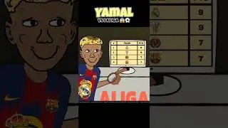 Yamal hacks La Liga 😱😂 Mbapp&eacute; stops him!