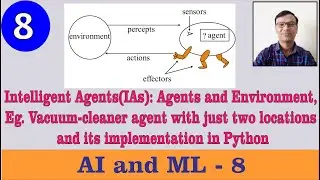 Intelligent Agents(IAs), Agents and Environment in Artificial Intelligence, Vacuum cleaner in Python