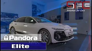 Der brandneue Audi S6 e-tron wird abgesichert - PANDORA Alarmanlage