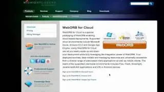 WebORB in the Cloud. Part 1
