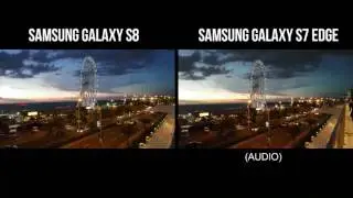 Samsung Galaxy S8 vs S7 Edge Low Light Video Recording Performance