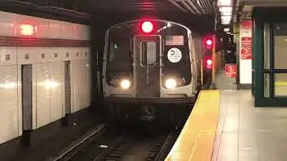 (A) Train Action at Inwood 207th Street