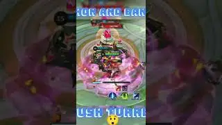 Johnson and Bane Combo pushing Turret without minions -mlbb ✅