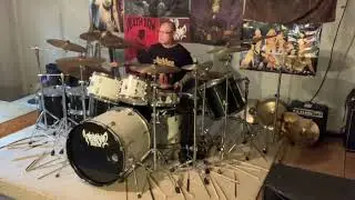Dokken( unchain the night) drum cover Keo Inthalangsy