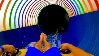 Magic Cone Water Slide at Aquapark Zalewski #waterpark