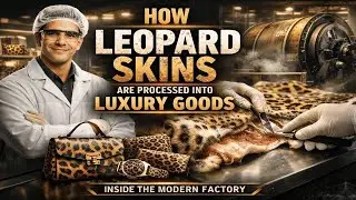 How Leopard Skins Are Processed Into Luxury Goods Today: Inside the Modern Factory
