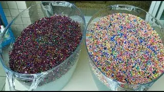 SLIMES TRANSPARENTES GIGANTES COM MUITAS BOLINHAS DE ISOPOR ! MAIOR CLEAR SLIME DO BRASIL 25KG !
