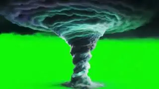 Tornado Green Screen With Sounds