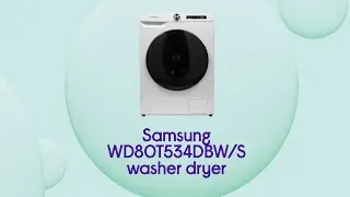 Стиральная машина Samsung Auto Dose с сушкой и Wi-Fi, 8 кг, белый цвет | Обзор продукта | Currys PC World
