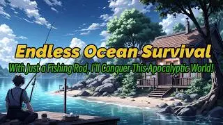 Endless Ocean Survival: With Just a Fishing Rod, I'll Conquer This Apocalyptic World! #anime #manga