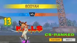 CS-Ranked Full Raw Gameplay || 9 kill in single match || 9 kills Booyah 💀🥵||&lrm;⁨@Criminal_Yt_93