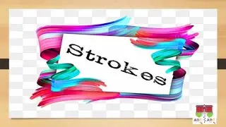 Learning basic STROKES writing using salt tracing method