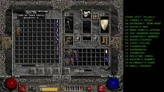 Diablo 2 - Aura Stacking Glitch - Test on Plugy (Single Player)