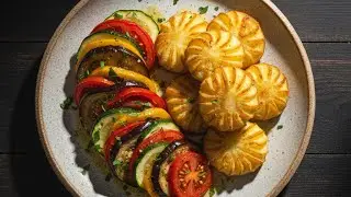 Healthy 20-Minute Dinner! 🍅🥔 | Ratatouille & Duchess Potatoes