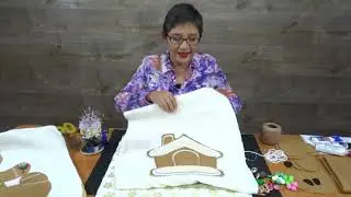 Camino de mesa galleta de jengibre. Yasna Pino. Casa Puchinni. Incluye moldes.
