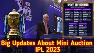 Ipl Mini Auction 2023 full Update🏆 #ipl