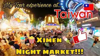 Ximen Ximending Night Market Tour Experience  OFW Taiwan Gala #live #vlog #food #travel #explore 