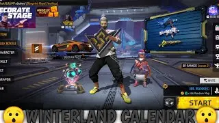 WINTERLAND CALENDAR EVENT 2022 | WINTERLAND EVENT FREE REWARDS | FREE FIRE NEW EVENT