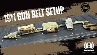 1911 gun belt set for the poor / broke goon