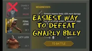Easiest Way To Defeat Gnarly Billy | Arena Event | Last Day On Earth Survival