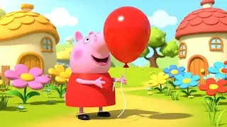 Peppa Pig&rsquo;s Balloon Floated to the Moon 🎈🌙 | Funny Toddler Song | Kids Rhymes
