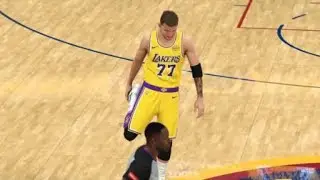 Luka halfcourt on nugetts