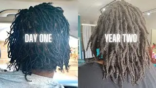 2 YEAR VISUAL LOC JOURNEY | DAMAGED, UNEVEN HAIR | 4B/4C | COMB COILS STARTER LOCS w/MADD SHRINKAGE