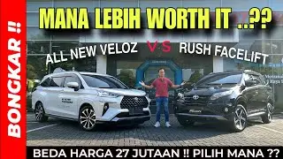 Bongkar !! PERBANDINGAN TOYOTA RUSH GR SPORT FACELIFT VS ALL NEW VELOZ Q TSS 2024 TERBARU