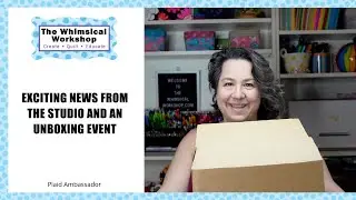 Exciting news from the Studio! I am now a Plaid Ambassador!