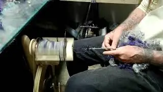 Spinning Gotland Wool for Mental Health,  Calming Fiber Arts Livestream