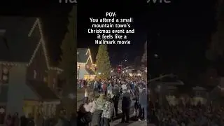 A REAL Hallmark movie? 😱#shortsfeed #youtubeshorts #christmas #FYP #explore #yosemite
