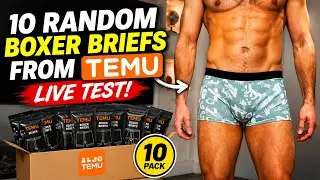 Underwear review- A review of 10 completely random and unseen boxer briefs from TEMU!!! 🙈 &ldquo;
