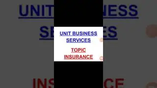 XI BUSINESS STUDY(Insurance)