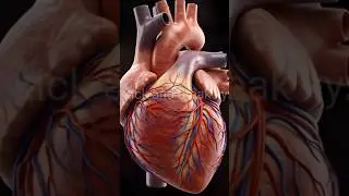 Inside the Human Heart ❤️ | 3D Anatomy in 30 Seconds #Shorts