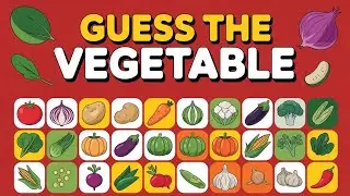 QUIZ QUESTIONS// PART-3 // GUESS THE VEGETABLE NAME #education #viralquiz 