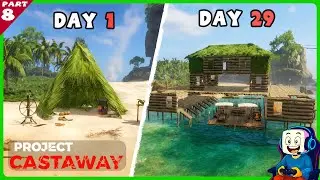 I Made My Dream Beach House With Raft Parking | Project Castaway Gameplay Hindi | Part 8