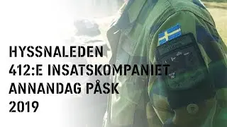 Hemvärnet marschtränar på Hyssnaleden