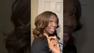 Under $50 🤯 Flowy curls, beautiful layers, gorgeous color | Outre Imani Vanilla Mocha #Amazonwigs