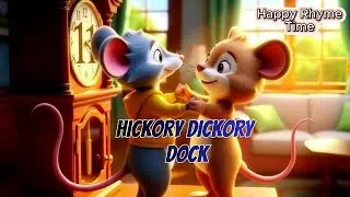 ickory Dickory Dock 🐭⏰ | Nursery Rhymes for Kids | 3D Animation Kids Songs