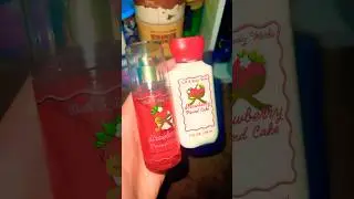 New Strawberry Poundcake Mini Gift Set @bathandbodyworks #bathandbodyworks #newarrivals