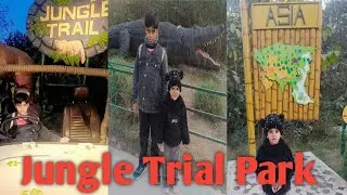 Jungle Trial Park in Noida Must Visit Place for Kids#familyvlog#wastethemepark