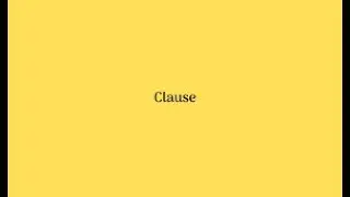 CLAUSE OF EXCEPTION