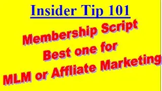 Best MLM and Afflialiate  Membership Script