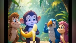 जादुई केला और एक बंदर Magic Banana and a Monkey  #kahaniya #story  #cartoon #youtubevideo 