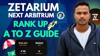 Zetarium Airdrop Full Guide - Rank Boost || Zetarium Points Earning Live Tutorial || Zetarium 2026