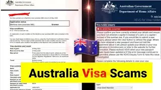 Australia Visa Scammer | how can understand Australia visa fake or original