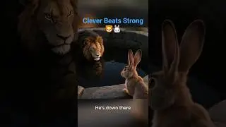 The Brave Little Hare Outsmarts the Lion 🐰🦁