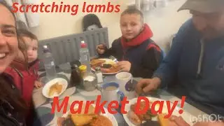 Market day and scratching lambs!!